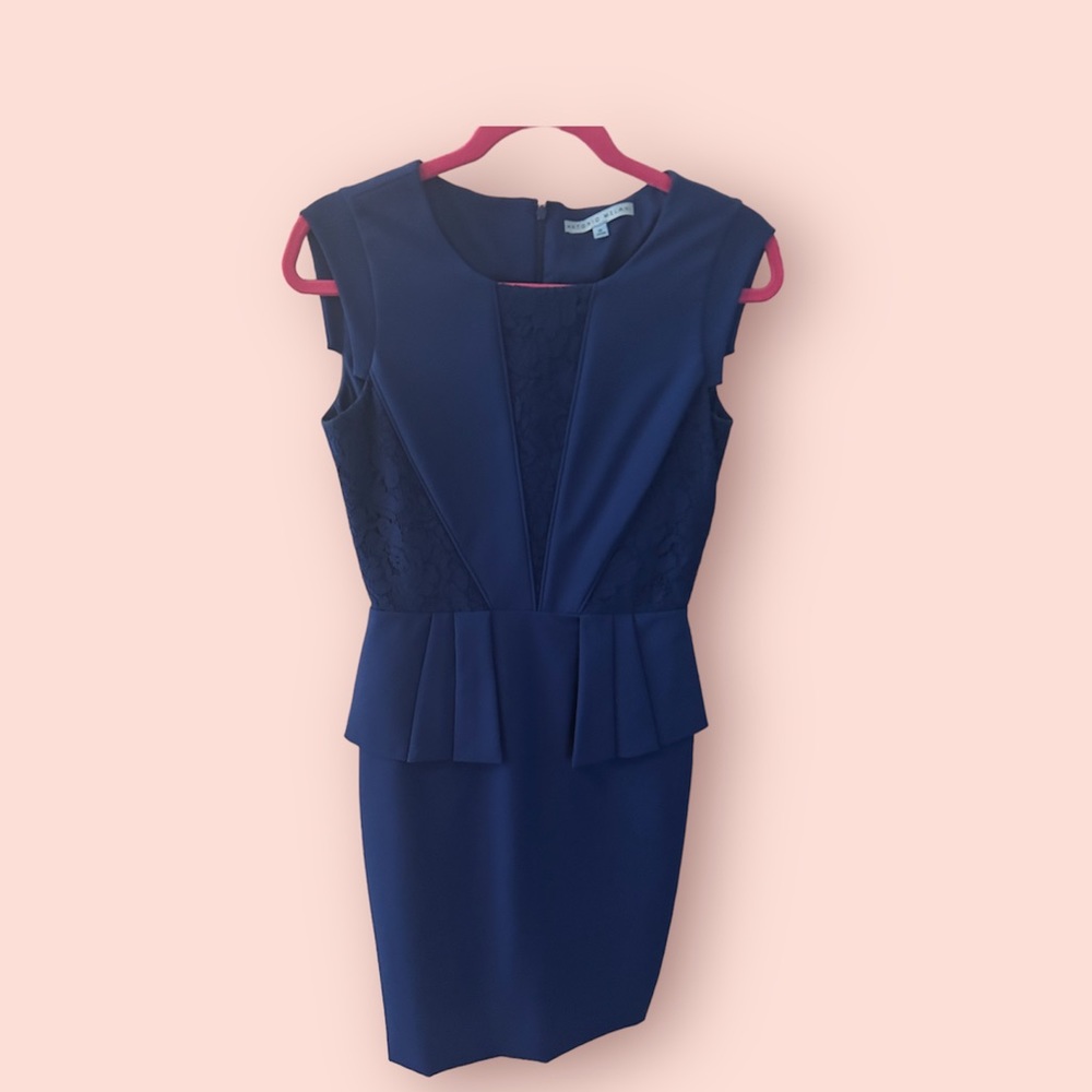 NWT Antonio Melani Shift Dress with Lace Detail